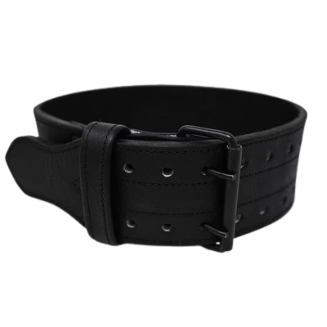 Tuff Series Genuine Leather Weightlifting Belt - Double Prong Professional Powerlifting Belt 2 Tuff Series Genuine Leather Weightlifting Belt - Double Prong Professional Powerlifting Belt - Image 2